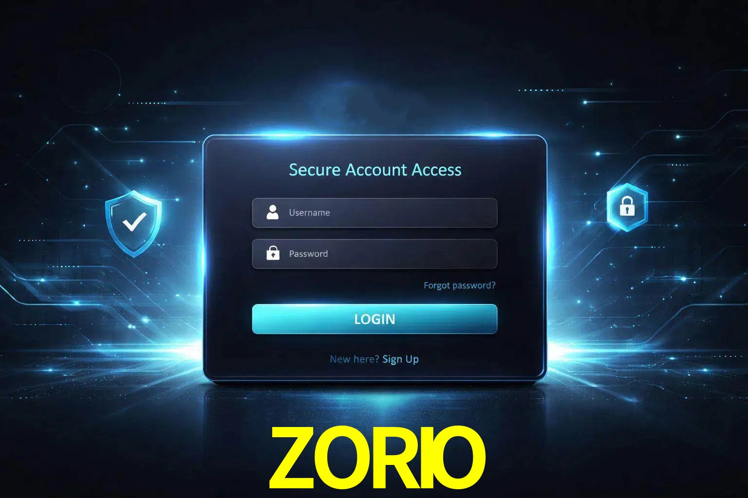 Pantalla de inicio de sesión de cuenta ZORIO para usuarios en México